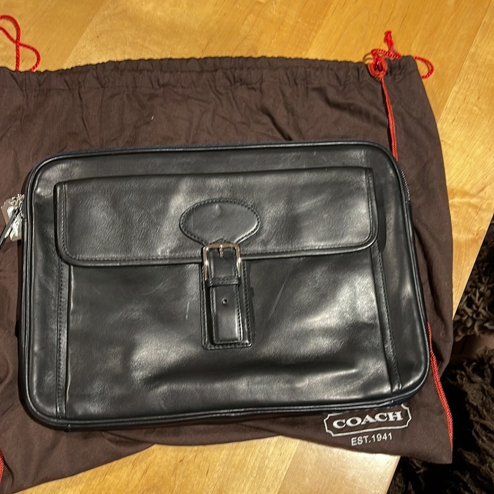 COACH brand no handle briefcase/document holder